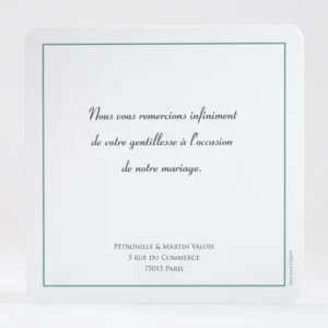 Remerciements mariage Jardin tropical*Faire-part Elégant Clearance