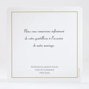 Remerciements mariage Jardin tropical*Faire-part Elégant Clearance