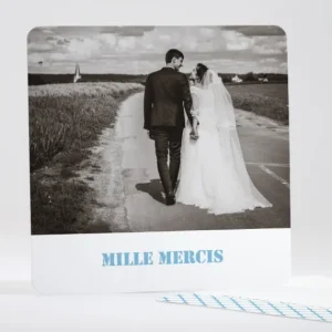Remerciements mariage Jolies tomettes*Faire-part Elégant Best