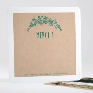 Remerciements mariage Jolies grappes*Faire-part Elégant Fashion