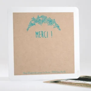 Remerciements mariage Jolies grappes*Faire-part Elégant Fashion
