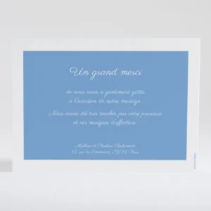 Remerciements mariage Liberty groseille*Faire-part Elégant Outlet