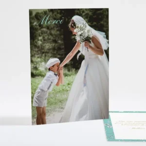 Remerciements mariage Liberty elegant*Faire-part Elégant Outlet