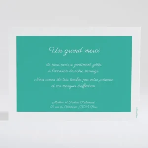 Remerciements mariage Liberty groseille*Faire-part Elégant Outlet