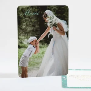 Remerciements mariage Liberty elegant*Faire-part Elégant Outlet