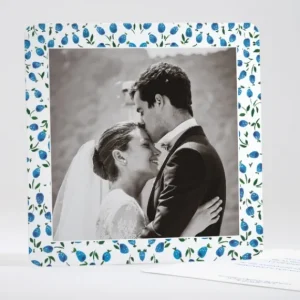 Remerciements mariage Liberty framboises*Faire-part Elégant Discount