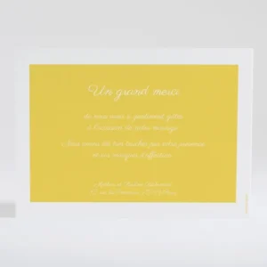Remerciements mariage Liberty groseille*Faire-part Elégant Outlet