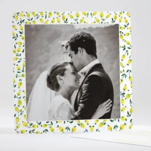 Remerciements mariage Liberty framboises*Faire-part Elégant Discount