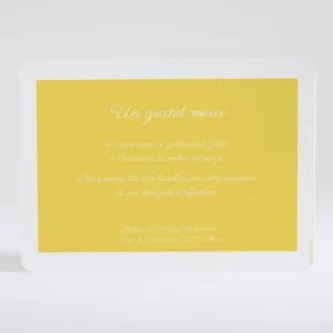 Remerciements mariage Liberty groseille*Faire-part Elégant Outlet