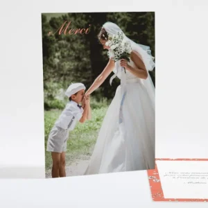 Remerciements mariage Liberty elegant*Faire-part Elégant Outlet