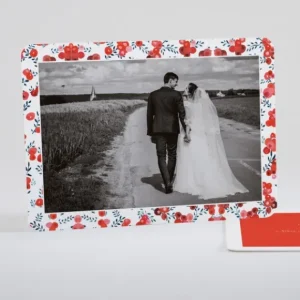 Remerciements mariage Liberty groseille*Faire-part Elégant Outlet