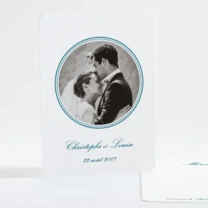 Remerciements mariage Medaillon elegant*Faire-part Elégant Sale