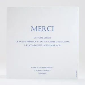 Remerciements mariage Mimosa*Faire-part Elégant Discount