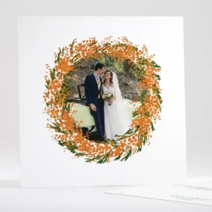 Remerciements mariage Mimosa*Faire-part Elégant Discount