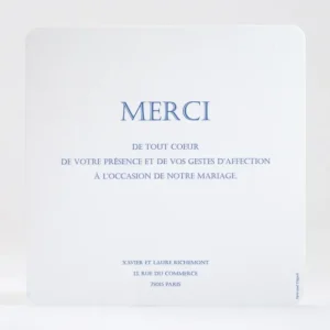 Remerciements mariage Mimosa*Faire-part Elégant Discount