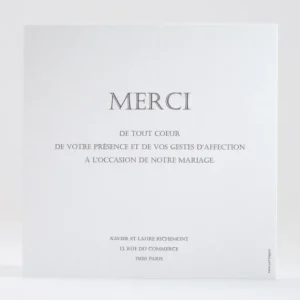 Remerciements mariage Mimosa*Faire-part Elégant Discount