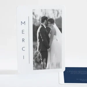 Remerciements mariage Minimaliste*Faire-part Elégant Outlet