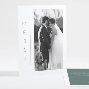Remerciements mariage Minimaliste*Faire-part Elégant Outlet