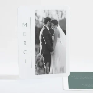 Remerciements mariage Minimaliste*Faire-part Elégant Outlet
