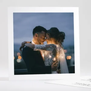 Remerciements mariage Mon petit coeur*Faire-part Elégant Discount