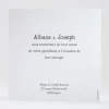 Remerciements mariage Passion vegetale*Faire-part Elégant Discount