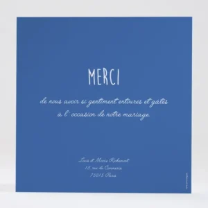 Remerciements mariage Pattern tendance vague*Faire-part Elégant Clearance