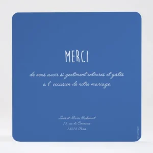 Remerciements mariage Pattern tendance vague*Faire-part Elégant Clearance