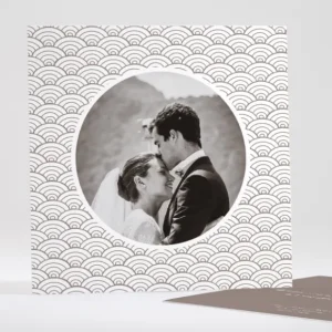 Remerciements mariage Pattern tendance vague*Faire-part Elégant Clearance