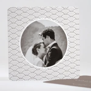 Remerciements mariage Pattern tendance vague*Faire-part Elégant Clearance