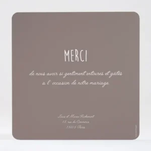 Remerciements mariage Pattern tendance vague*Faire-part Elégant Clearance