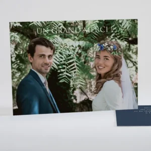 Remerciements mariage Petite aquarelle*Faire-part Elégant New
