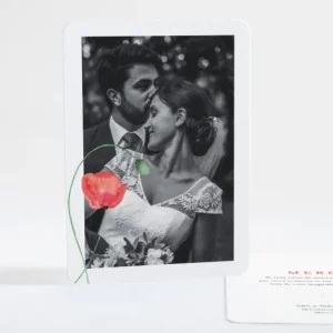 Remerciements mariage Poppy*Faire-part Elégant Outlet
