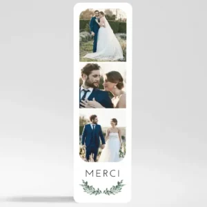 Remerciements mariage Reconnaissance*Faire-part Elégant Fashion