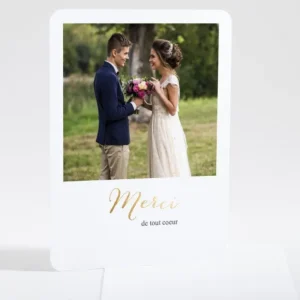 Remerciements mariage Remerciements etincelants*Faire-part Elégant New