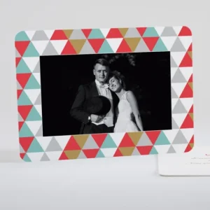 Remerciements mariage Retro*Faire-part Elégant Outlet