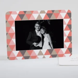 Remerciements mariage Retro*Faire-part Elégant Outlet