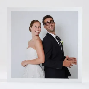 Remerciements mariage Ronde fleurie*Faire-part Elégant Fashion