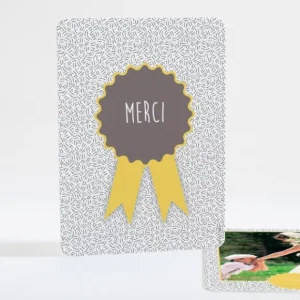 Remerciements mariage Ruban*Faire-part Elégant Discount