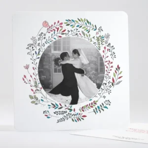 Remerciements mariage Tourbillon*Faire-part Elégant Outlet