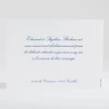 Remerciements mariage Traditionnel rectangle*Faire-part Elégant Clearance