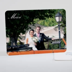 Remerciements mariage Traditionnel rectangle*Faire-part Elégant Clearance