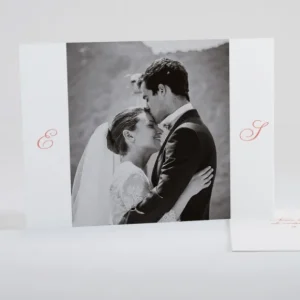 Remerciements mariage Traditionnel triptyque*Faire-part Elégant Clearance