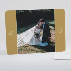 Remerciements mariage Tradi triptyque couleur*Faire-part Elégant New