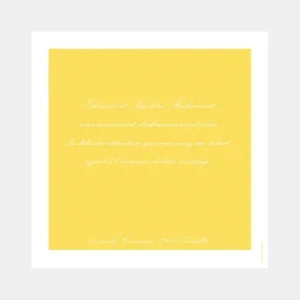 Remerciements mariage Traditionnel couleur*Faire-part Elégant Online