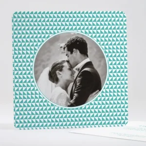 Remerciements mariage Triangles chics*Faire-part Elégant Sale