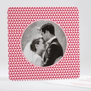 Remerciements mariage Triangles chics*Faire-part Elégant Sale