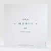 Remerciements mariage Typographies*Faire-part Elégant New