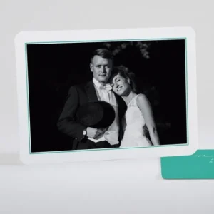 Remerciements mariage Uni & chic*Faire-part Elégant Clearance