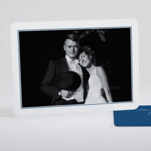 Remerciements mariage Uni & chic*Faire-part Elégant Clearance