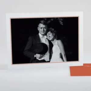 Remerciements mariage Uni & chic*Faire-part Elégant Clearance